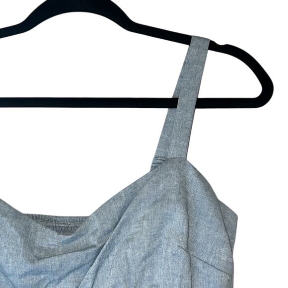 Lost + Wander Ladies Blue Lagoon Smocked Waist Crop Top, Size Large, NWT! - Picture 3 of 5